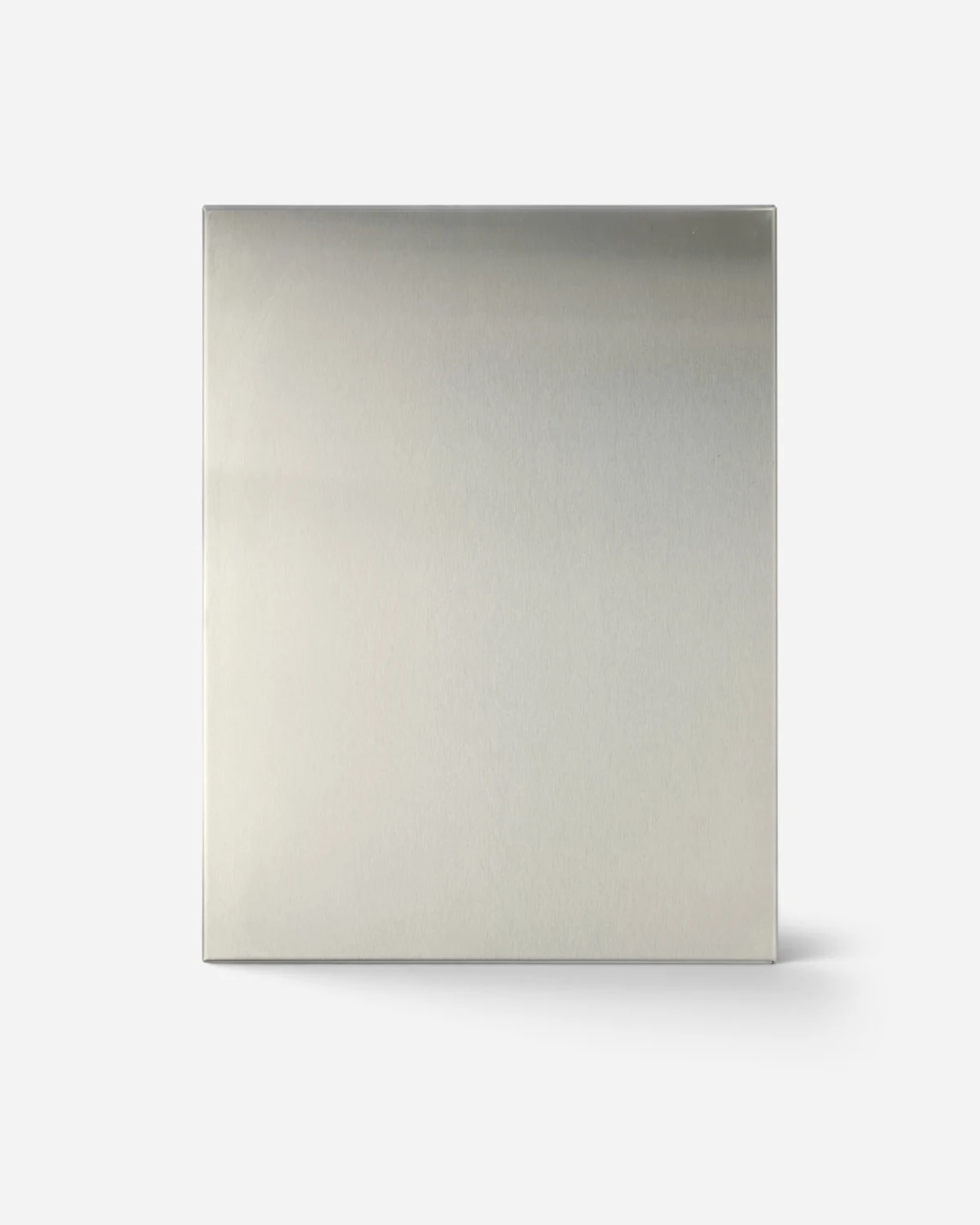 Cabinet door in brushed stainless steel 316