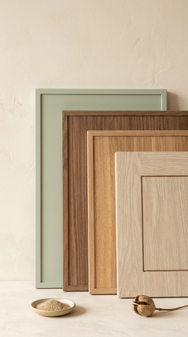 Seamless one-piece Slim Shaker cabinet doors